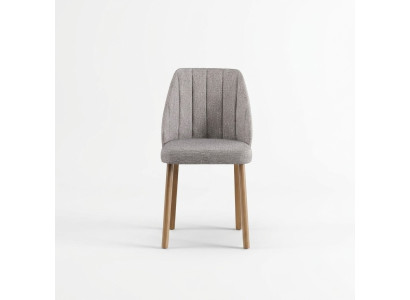 Dining room chair set 6-piece chairs fabric gray dining room seats