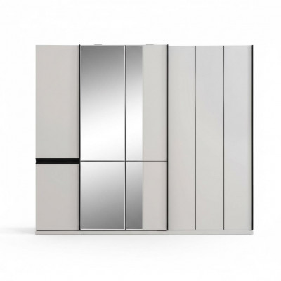 Wardrobes Modern Wardrobe Cabinets White Wood Mirror Luxury