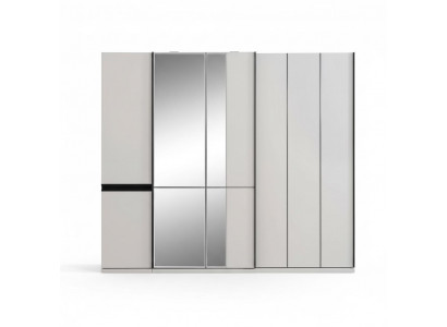 Wardrobes Modern Wardrobe Cabinets White Wood Mirror Luxury