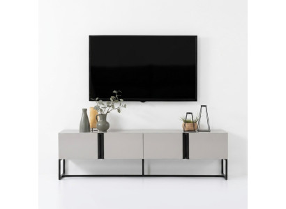 Sideboard TV stand cabinet RTV lowboard living room white wood modern