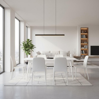 Dining room table dining table table white dining room wood extendable modern