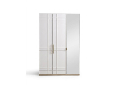 Wardrobe Cabinets Wooden Cabinet Wood White Mirror Children's Room
