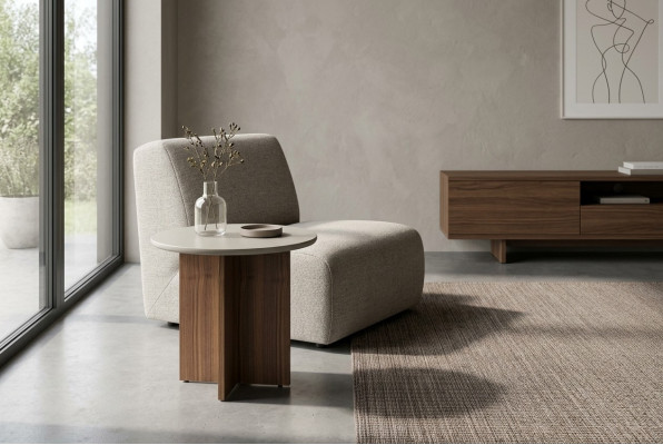 Table, side table, coffee table, living room, gray, wood, design, furniture