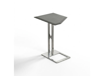 Side table coffee table living room stainless steel silver furniture