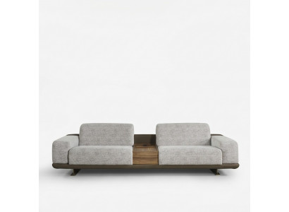 Four-seater sofa couch 4-seater gray fabric modern fabric sofa upholstered sofa