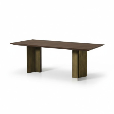 Dining room table dining table table dining area dining room 208 cm wood brown new