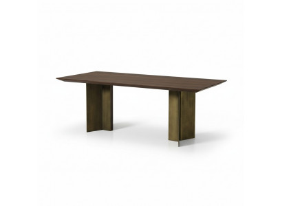 Dining room table dining table table dining area dining room 208 cm wood brown new