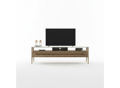 RTV lowboard TV stand wall unit sideboard cabinet wood brown stylish