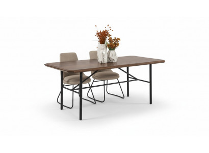 Dining room table dining table table dining nook dining room 205 cm wood brown