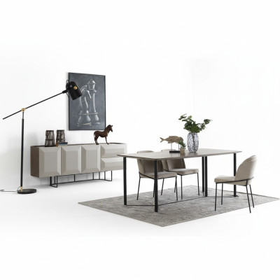 White Dining Corner Suite Dining Set Dining Table Set 8-piece Dining Room Wood New