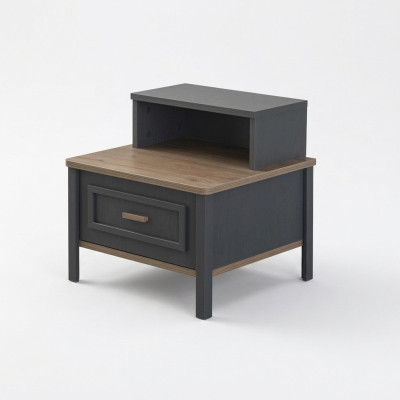 Nightstand Consoles Night Consoles Wood Gray Bedroom Classic