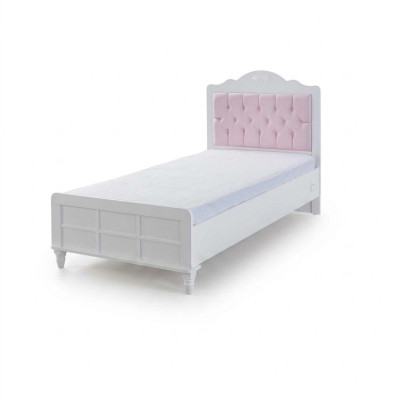 Child's bed bed children's room children's room furniture pink wood Chesterfield