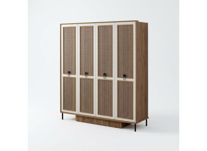Wooden cabinet wardrobes children's wardrobe cupboard wood brown design
