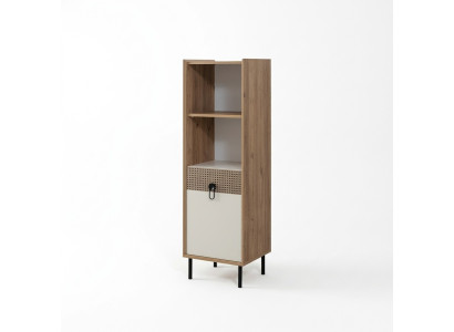 Bookshelf Cabinet Office Shelf Wood Wooden Cabinet Brown Children's Room