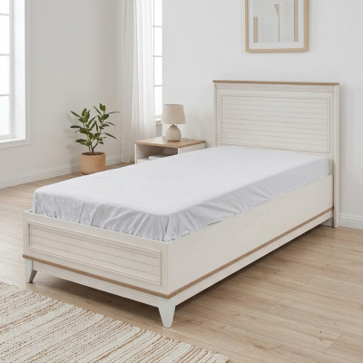 Children's bed bed frame bed children's room bed frame white modern 100cm
