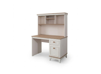 Desk Cabinet Computer Desk White Office Furniture Wood Table Shelves