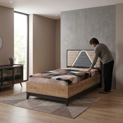 Children's bed frame bed children's room bed frames brown wood beds