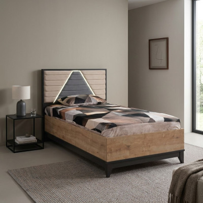 Children's bed frame bed children's room bed frames brown wood beds