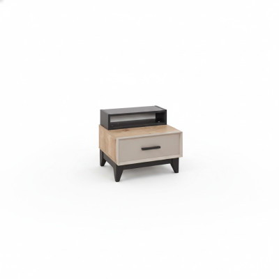 Children's room bedside table modern nightstands consoles wood brown table