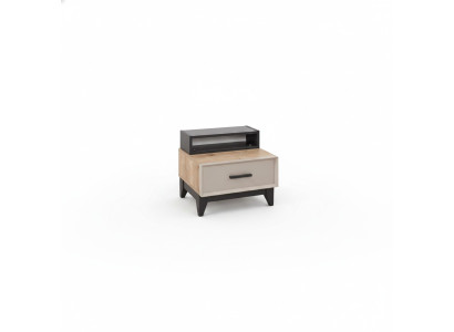 Children's room bedside table modern nightstands consoles wood brown table