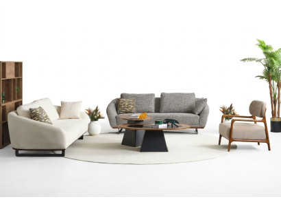 Mega set sofas three-seater armchairs sofa fabric fabric sofa upholstered sofa 3+3+1+1