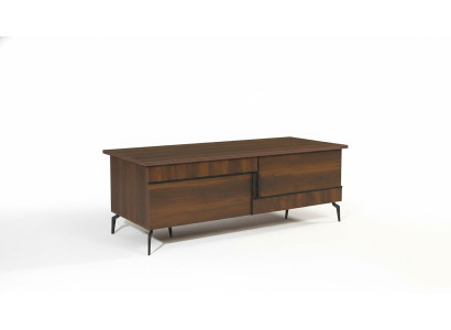 Office Furniture Complete Office Desk Office Office Table Set 4-piece Wood Brown