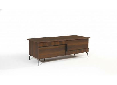 Office Furniture Complete Office Desk Office Office Table Set 4-piece Wood Brown