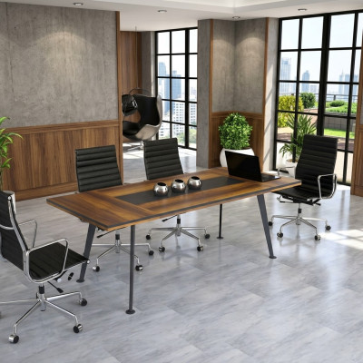 Large table conference table meeting tables conference furniture brown wood