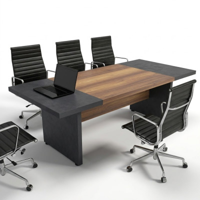 Conference table, meeting tables, conference furniture, large table, brown wood