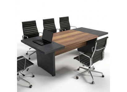 Conference table, meeting tables, conference furniture, large table, brown wood