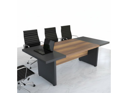 Large conference table meeting tables conference furniture brown wood 220