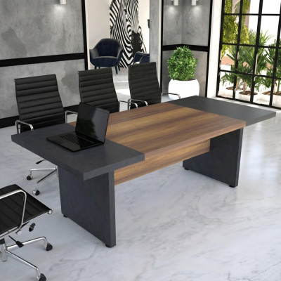 Conference furniture conference table meeting tables large table brown wood