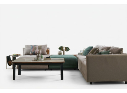 Corner sofa L shape sofa living landscape fabric sofa upholstered sofas beige design