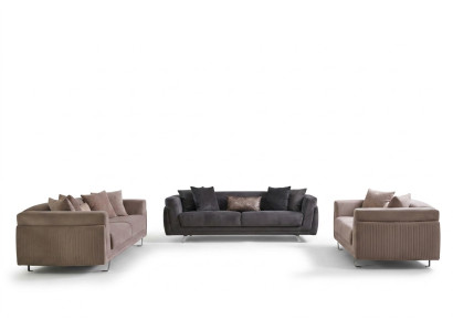 Couch Set Complete Sofas Fabric Sofa Upholstered Sofas Beige Set 4-piece