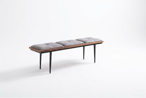 Bench Seat Upholstered Upholstered Bench Dining Room Seat Fabric Brown Design