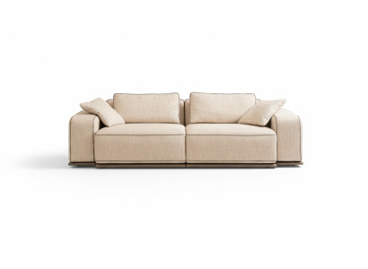 Three-seater couch modern sofa 3 seat beige fabric fabric sofa upholstered sofa