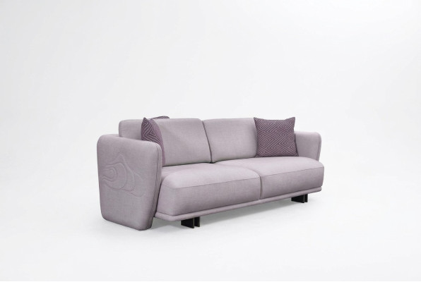 Three-seater couch sofa 3 seater gray fabric fabric sofa upholstered sofa design