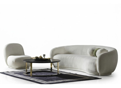 Sofa set upholstery fabric sofa white upholstered sofa modern set 2-piece sofa