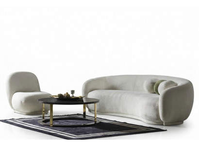 Sofa set upholstery fabric sofa white upholstered sofa modern set 2-piece sofa