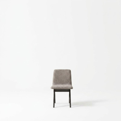 Set of chairs dining room chairs kitchen chair gray wooden chair 6-piece fabric