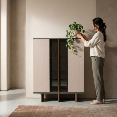 Bar cabinet, bar display cabinet, wood cabinet, living room wine cabinet, modern