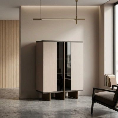 Bar cabinet, bar display cabinet, wood cabinet, living room wine cabinet, modern