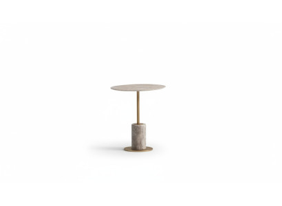 Coffee table side table coffee table wooden sofa table round table gray