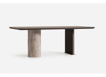 Dining table dining room table table dining room wood brown 220 cm modern