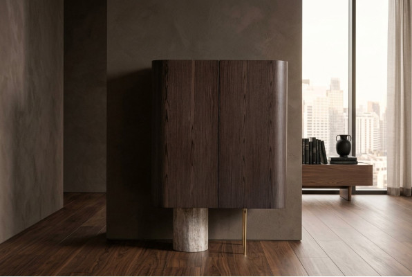 Bar cabinet, cabinet, wooden cabinet, wood, bar, brown, drinks, design, bottles