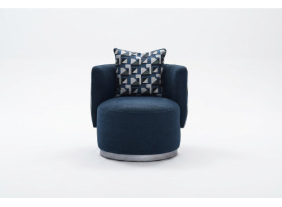 Recliner Chair Modern Blue Upholstery Fabric Seat Design Modern