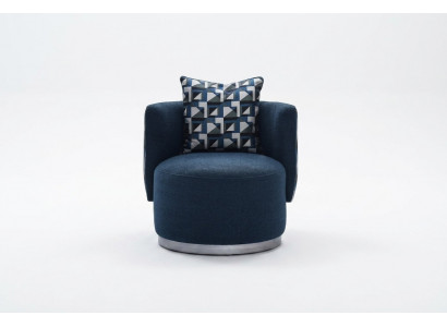 Recliner Chair Modern Blue Upholstery Fabric Seat Design Modern