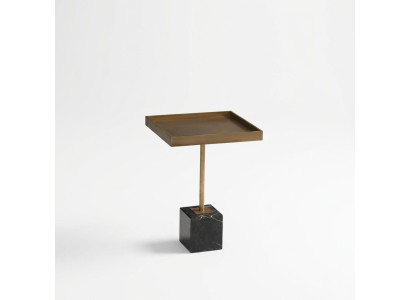 Group side table coffee table gold sofa table metal 2-piece set
