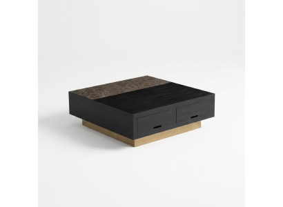 Coffee table side table coffee table sofa table black table metal