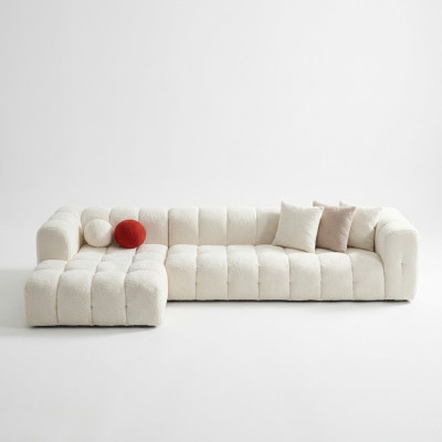 Sectional sofa fabric sofa upholstered sofa modern luxury sofa relax white sofas